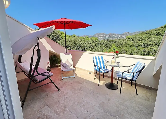 Apartment Cebalo Kor Ula - Comfort One Bedroom With Terrace And Sea View Mara *