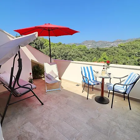 아파트 Cebalo Kor Ula - Comfort One Bedroom With Terrace And Sea View Mara *